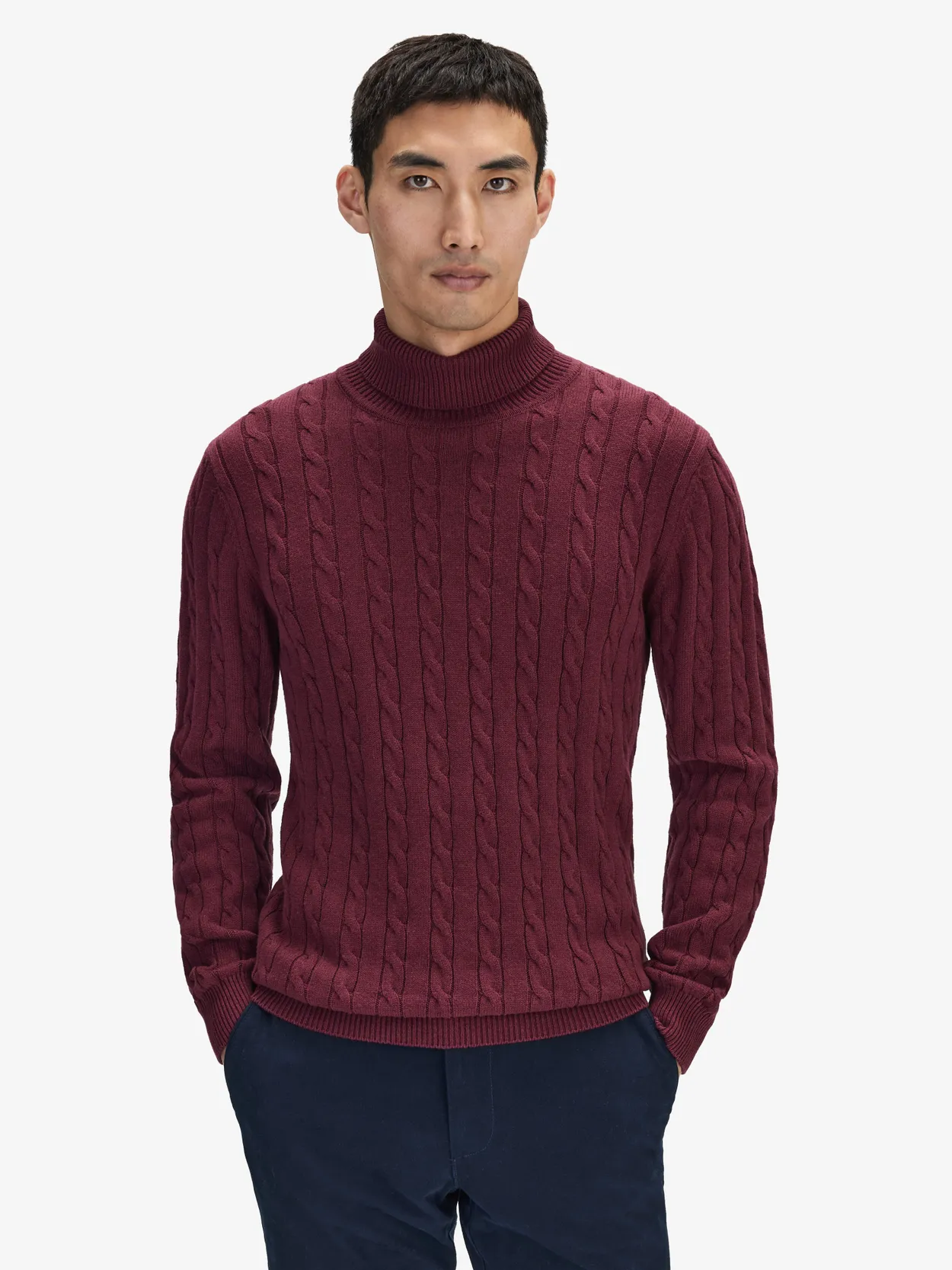 Burgundy turtlenecks outlet