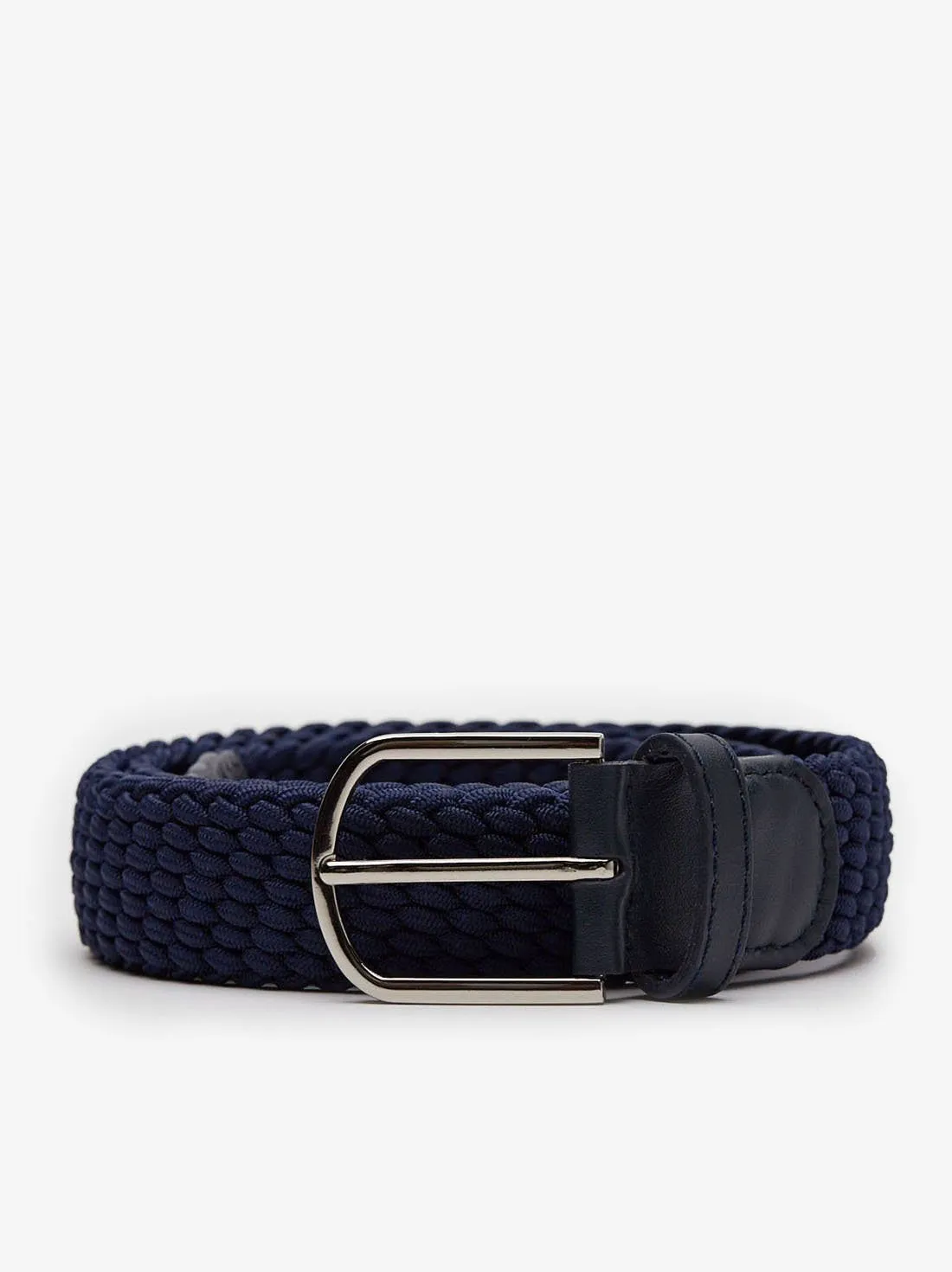Dark Blue Braided Belt
