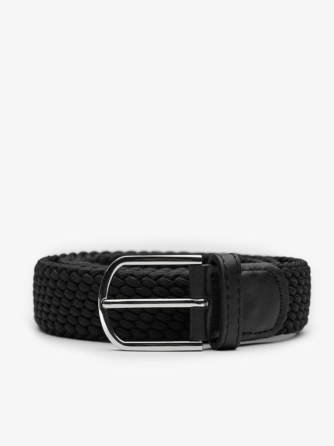 Ceinture Tressée Noire