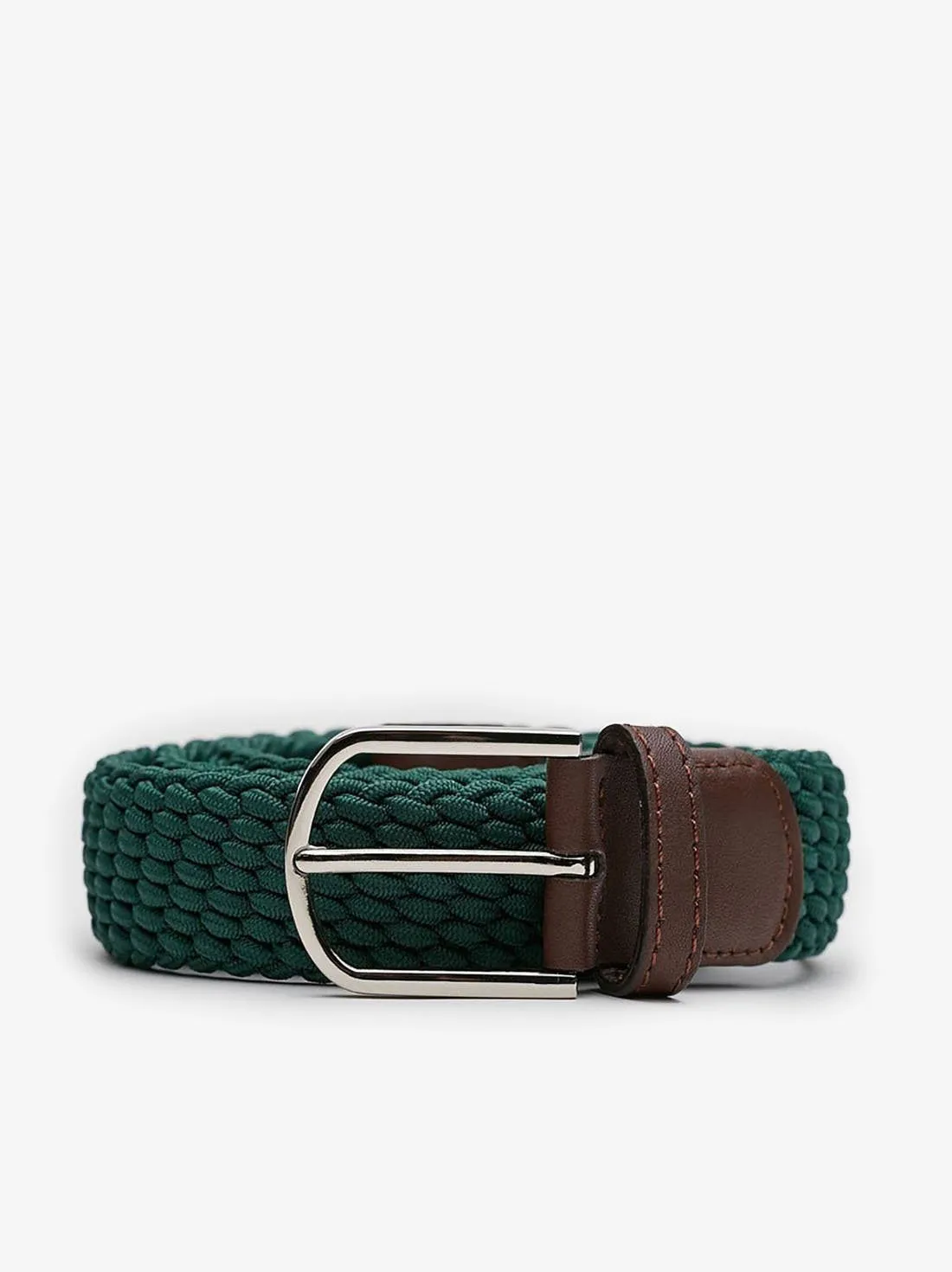 Green Braided Belt