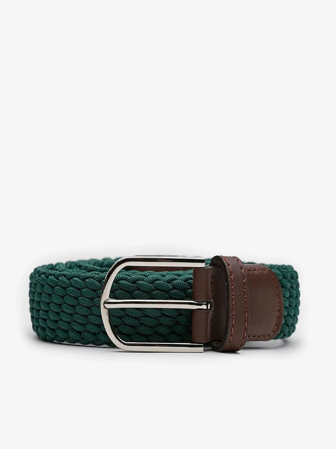 Ceinture Tressée Verte