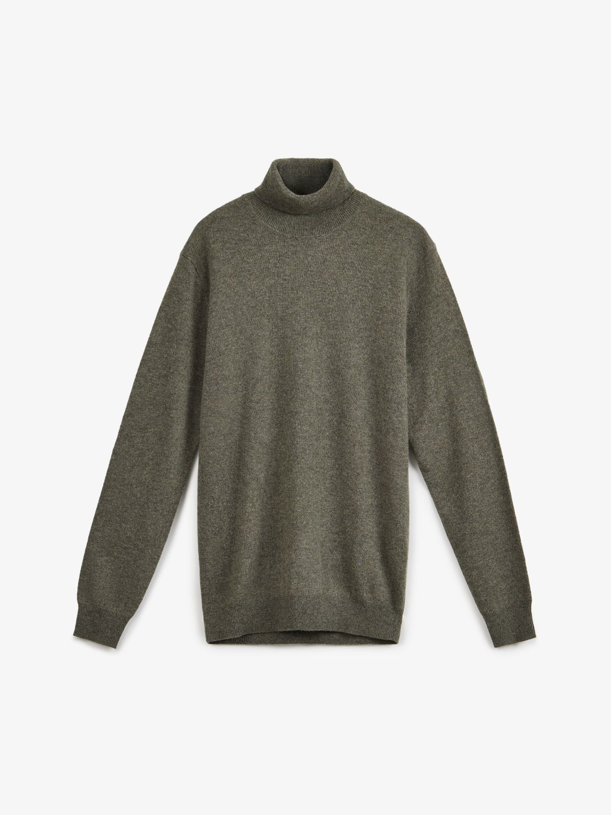 Green Cashmere Turtleneck