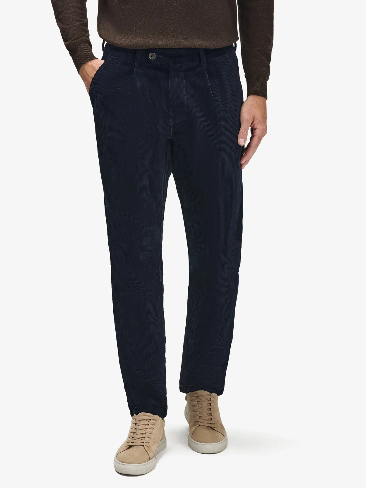 Blue Trousers Corduroy