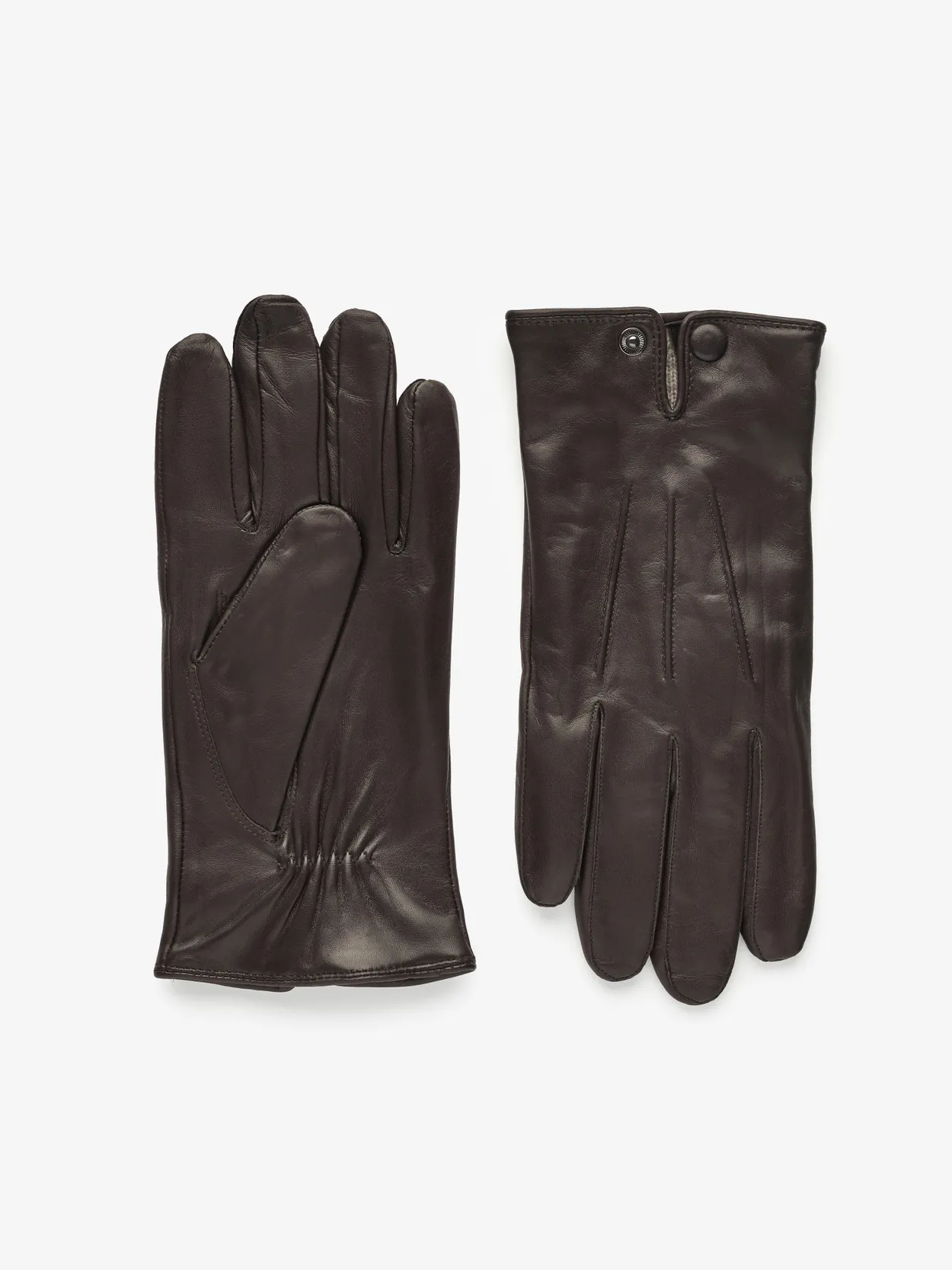 Brown Leather Gloves Verbier