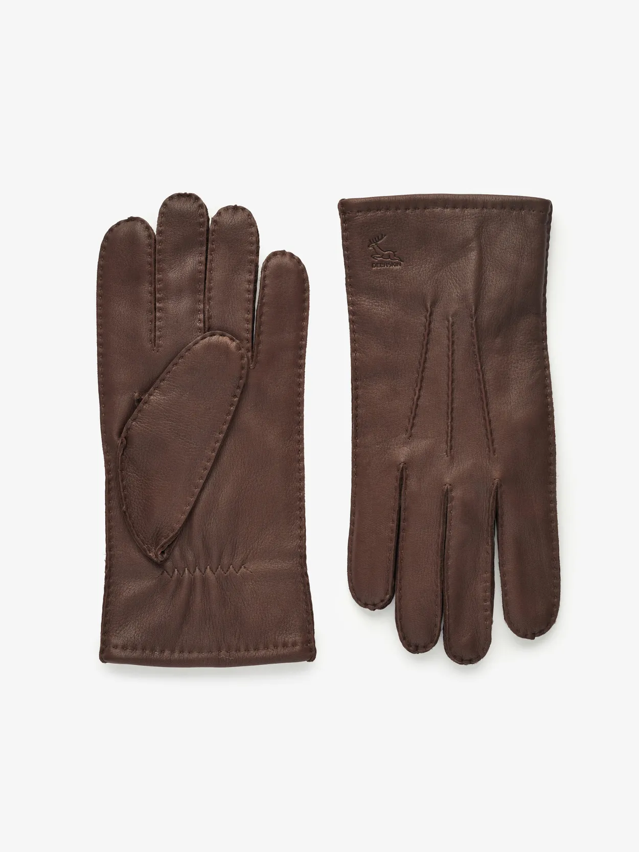 Dark Brown Leather Gloves Airolo
