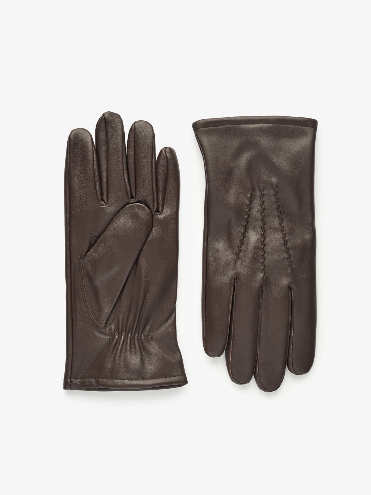 Brown Leather Gloves Falera