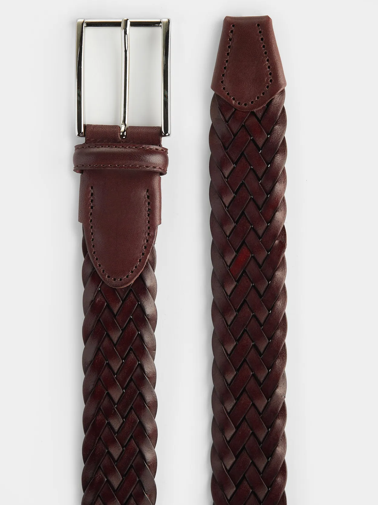 Mens braided clearance belt