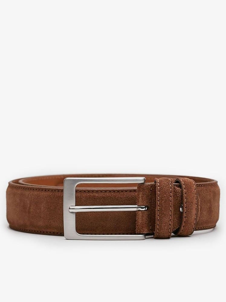 Brown Suede Belt