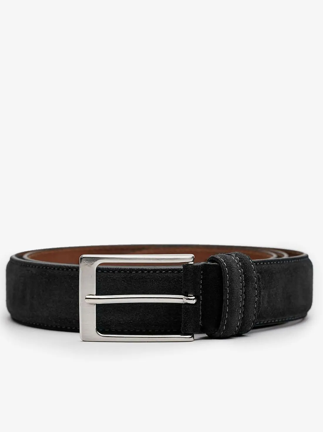 Men Letter Graphic Square Buckle Belt