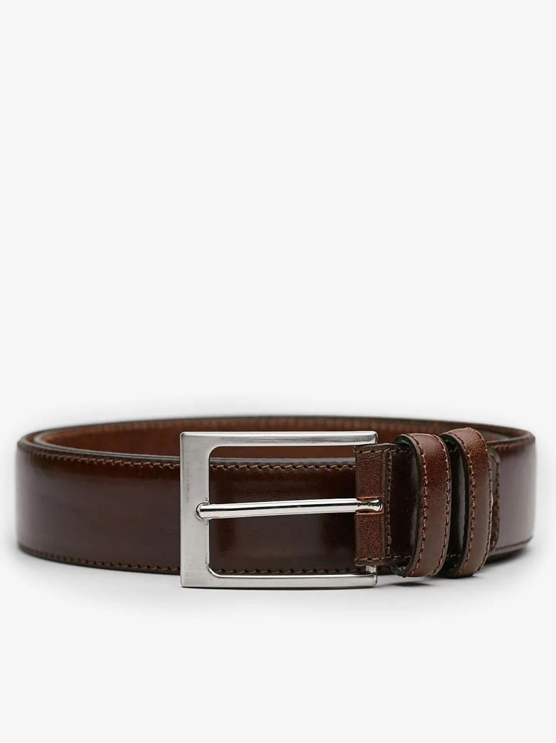 Ceinture en cuir marron