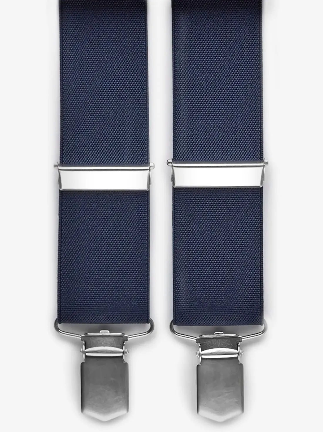 Dark Blue Suspenders Plain