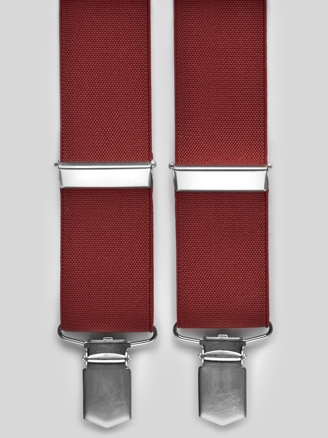 Burgundy Suspenders Plain