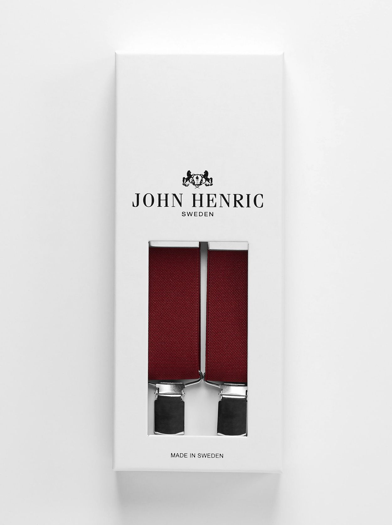 Burgundy Suspenders Plain 