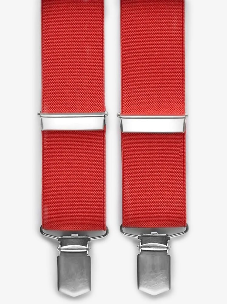 Red Suspenders Plain