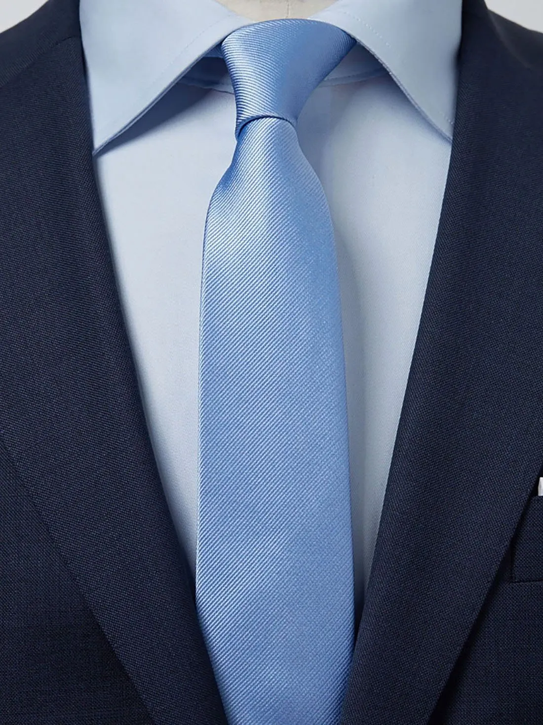 Light Blue Tie Plain