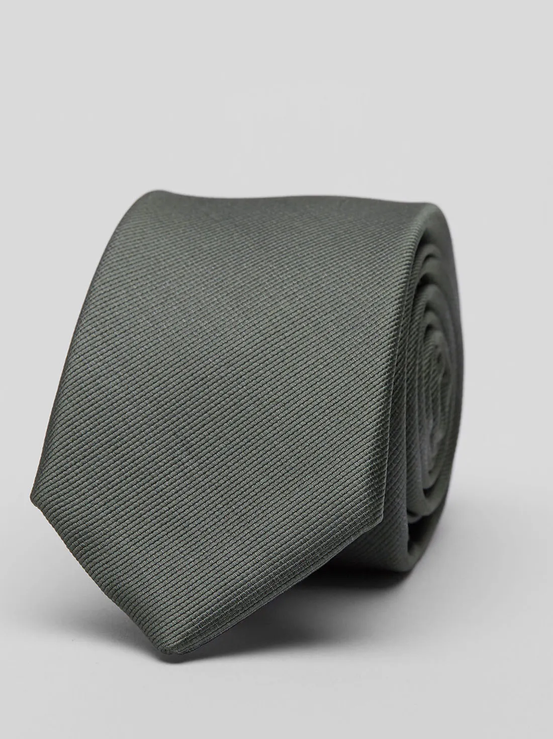 Olive Green Tie Plain