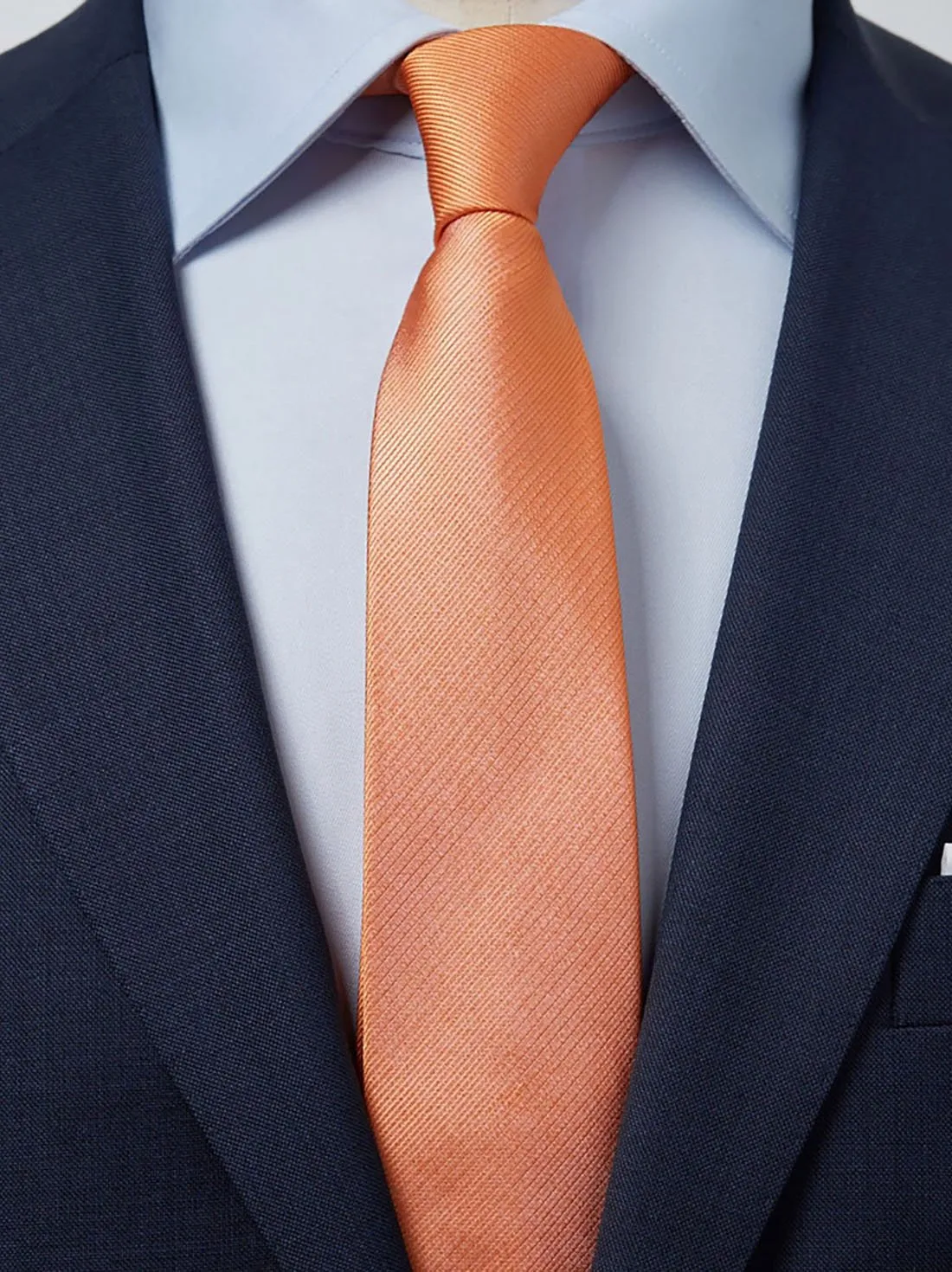 Orange Tie Plain