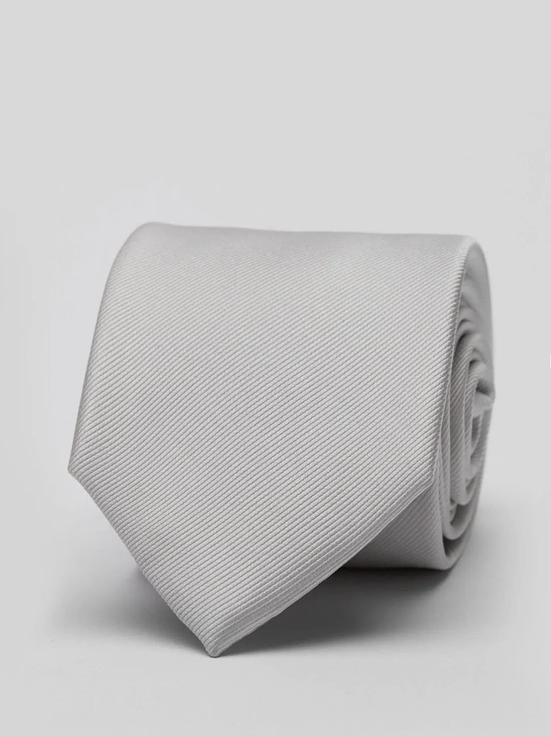 Silver Tie Plain