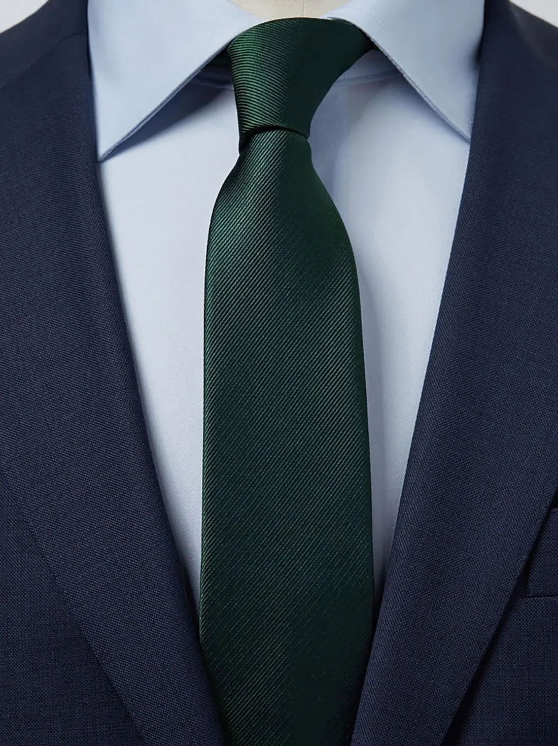 Green Tie Plain