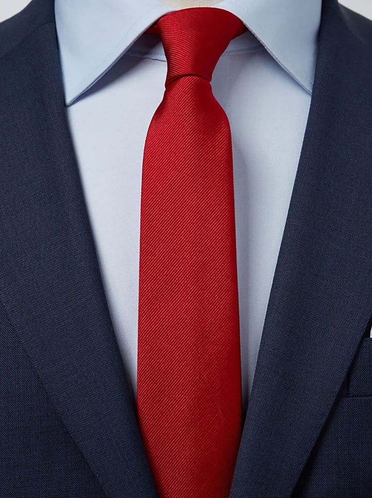 blue dress shirt red tie Black & Club - Men's skinny ties - Buy online Size:24M/2T