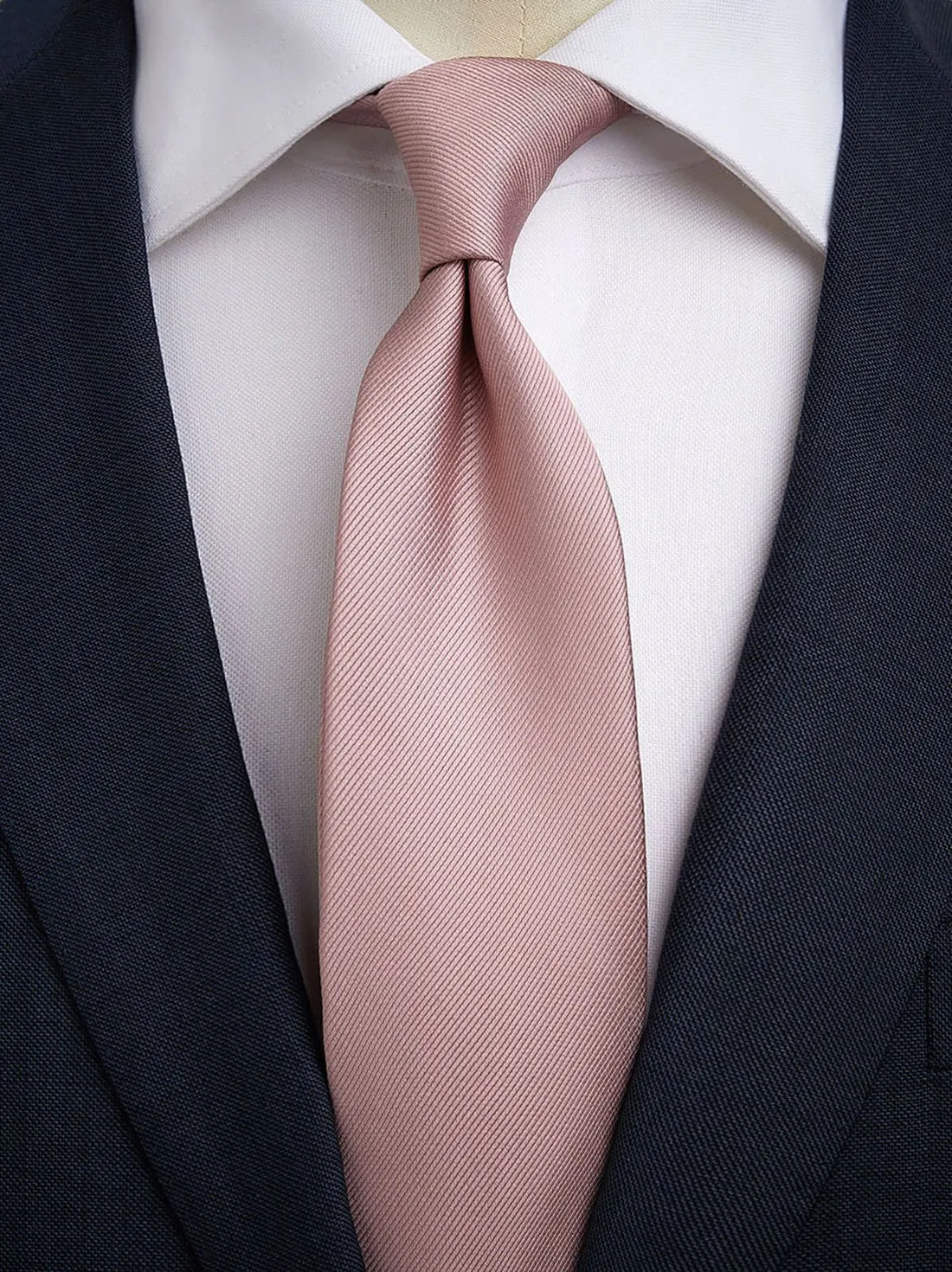 Dusty Pink Tie Plain