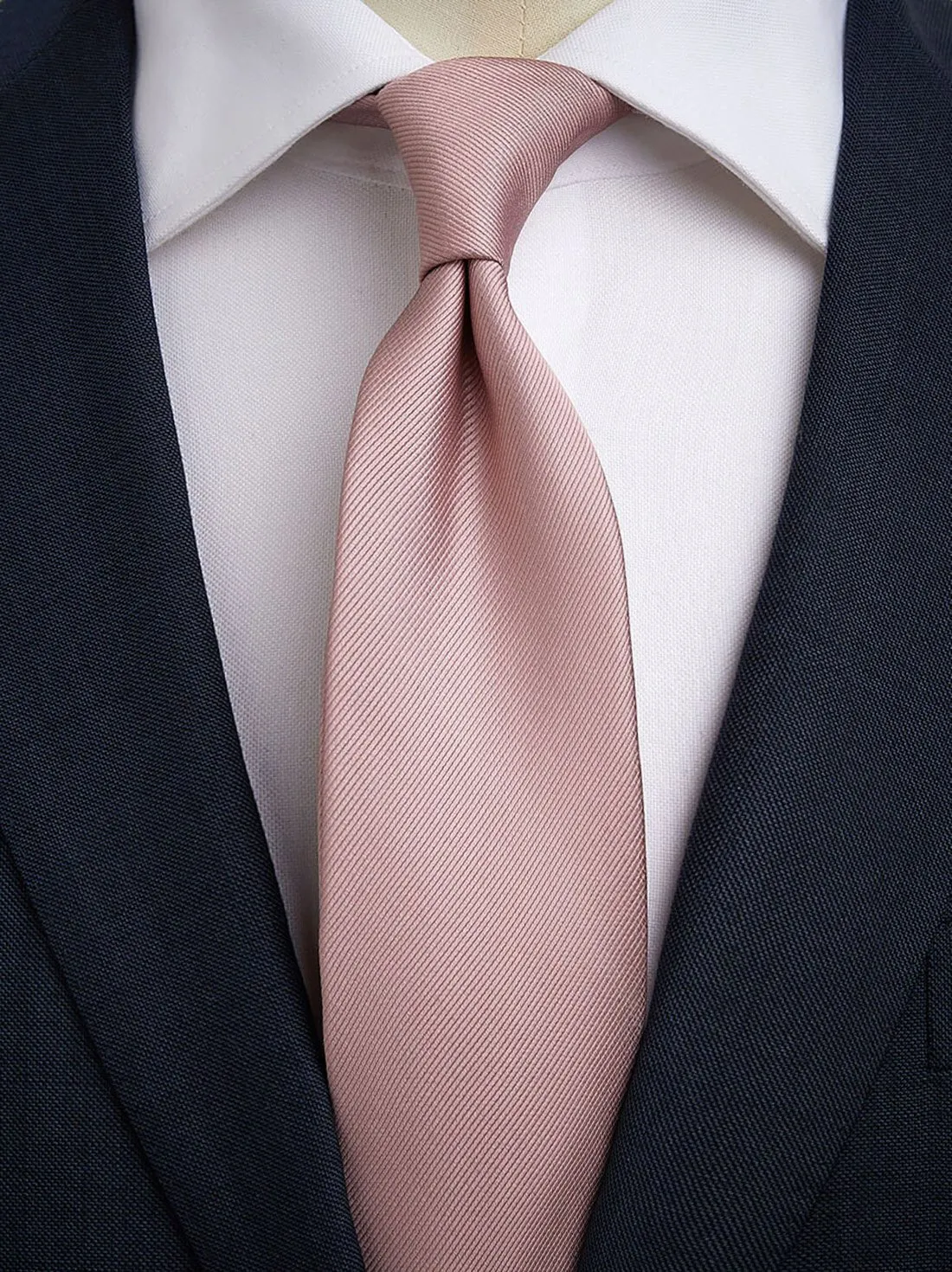 Shiny Baby Pink 8cm Basic Tie, In stock!