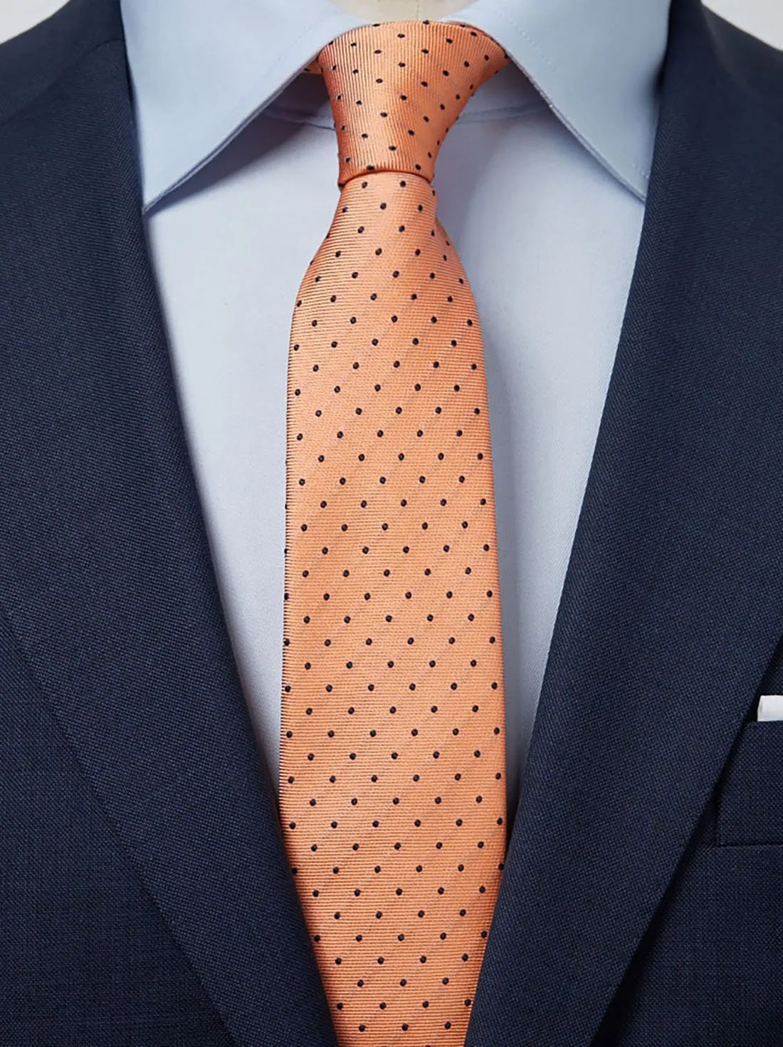 Orange Tie Dot