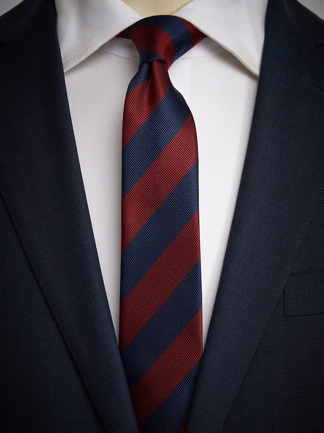 Blue & Burgundy Tie Club