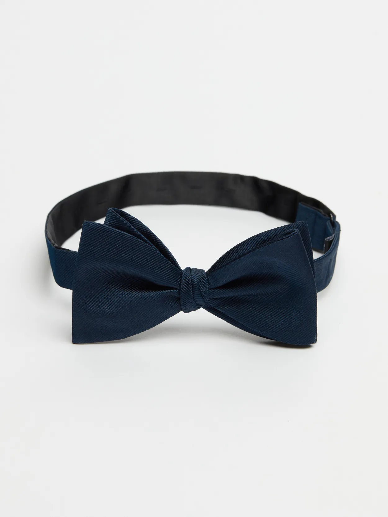 Dark Blue Bow Tie Plain