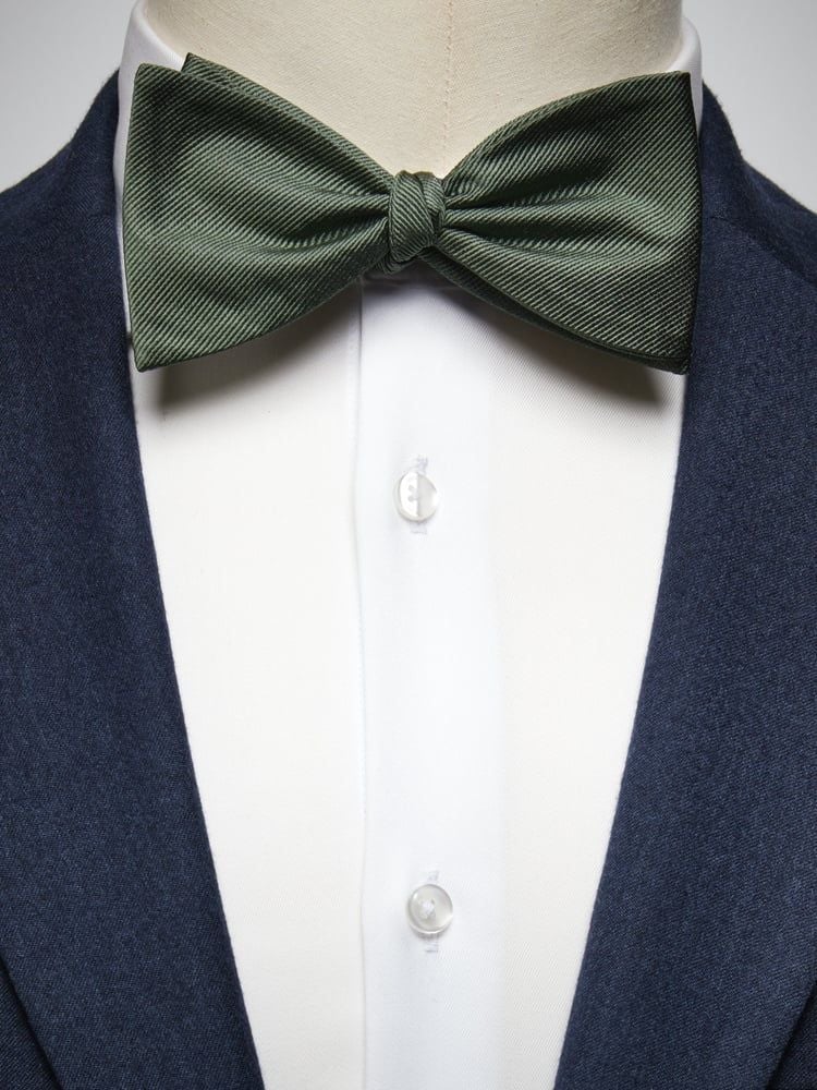 Olive Green Bow Tie