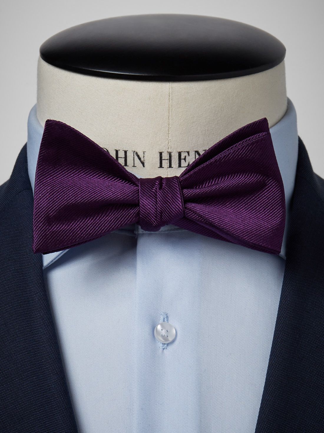 Purple Bow Tie Plain 