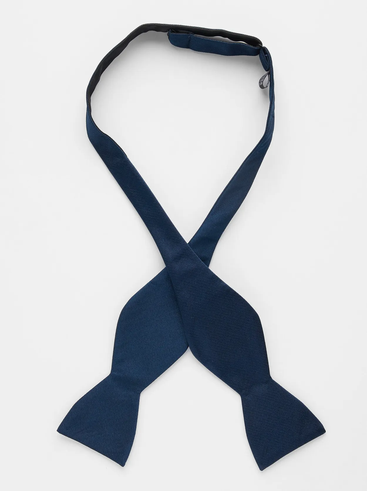 Dark Blue Bow Tie Plain