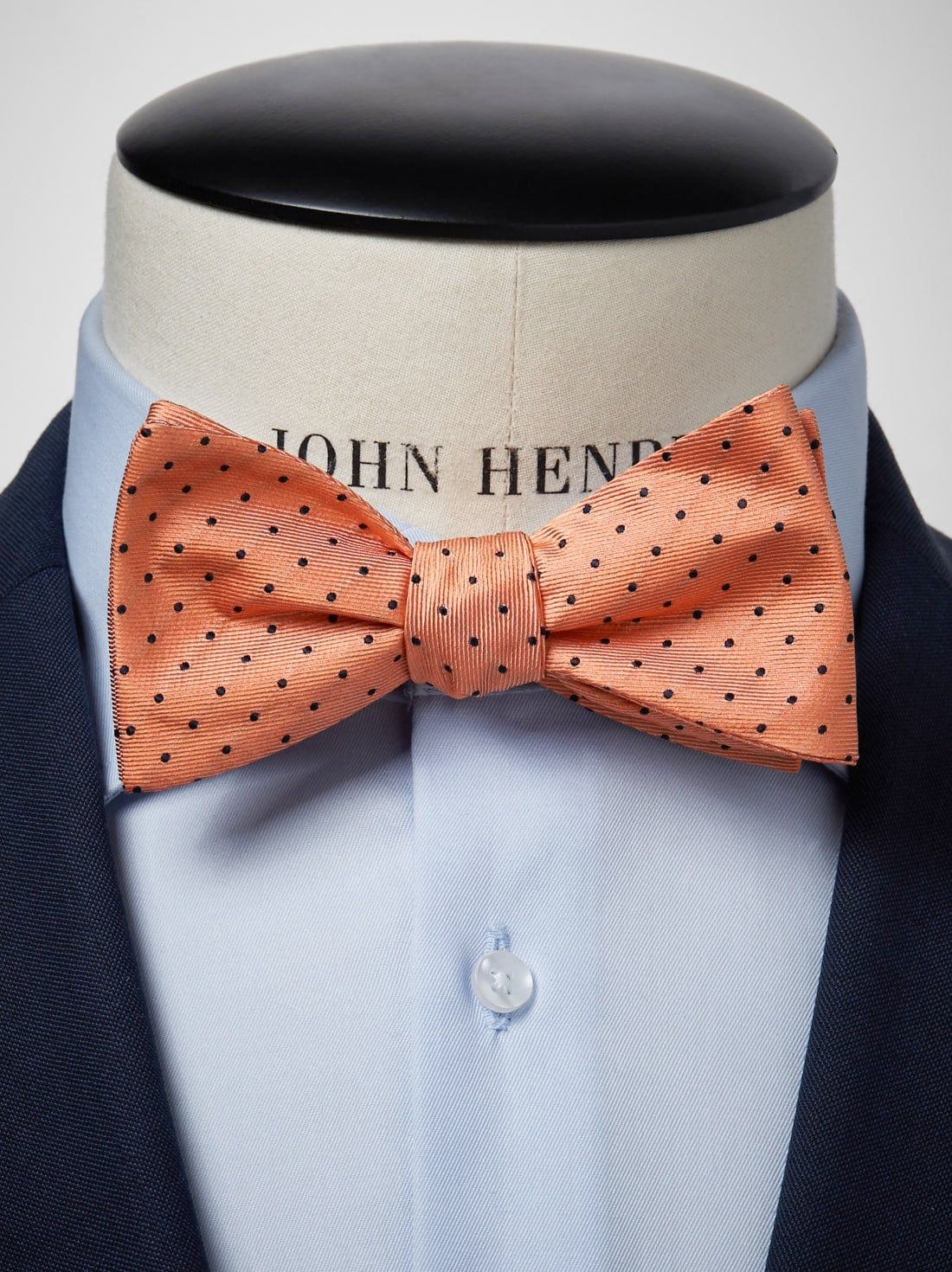 Orange Bow Tie Dot