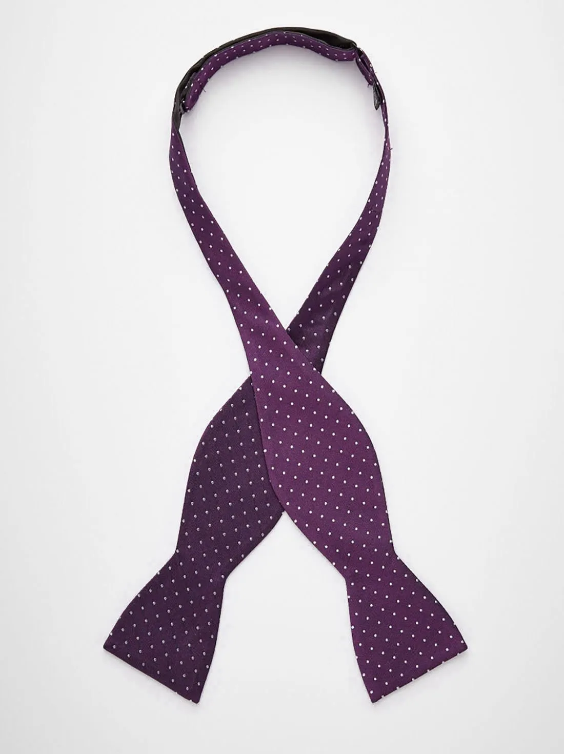 Dark Purple Bow Tie Dot