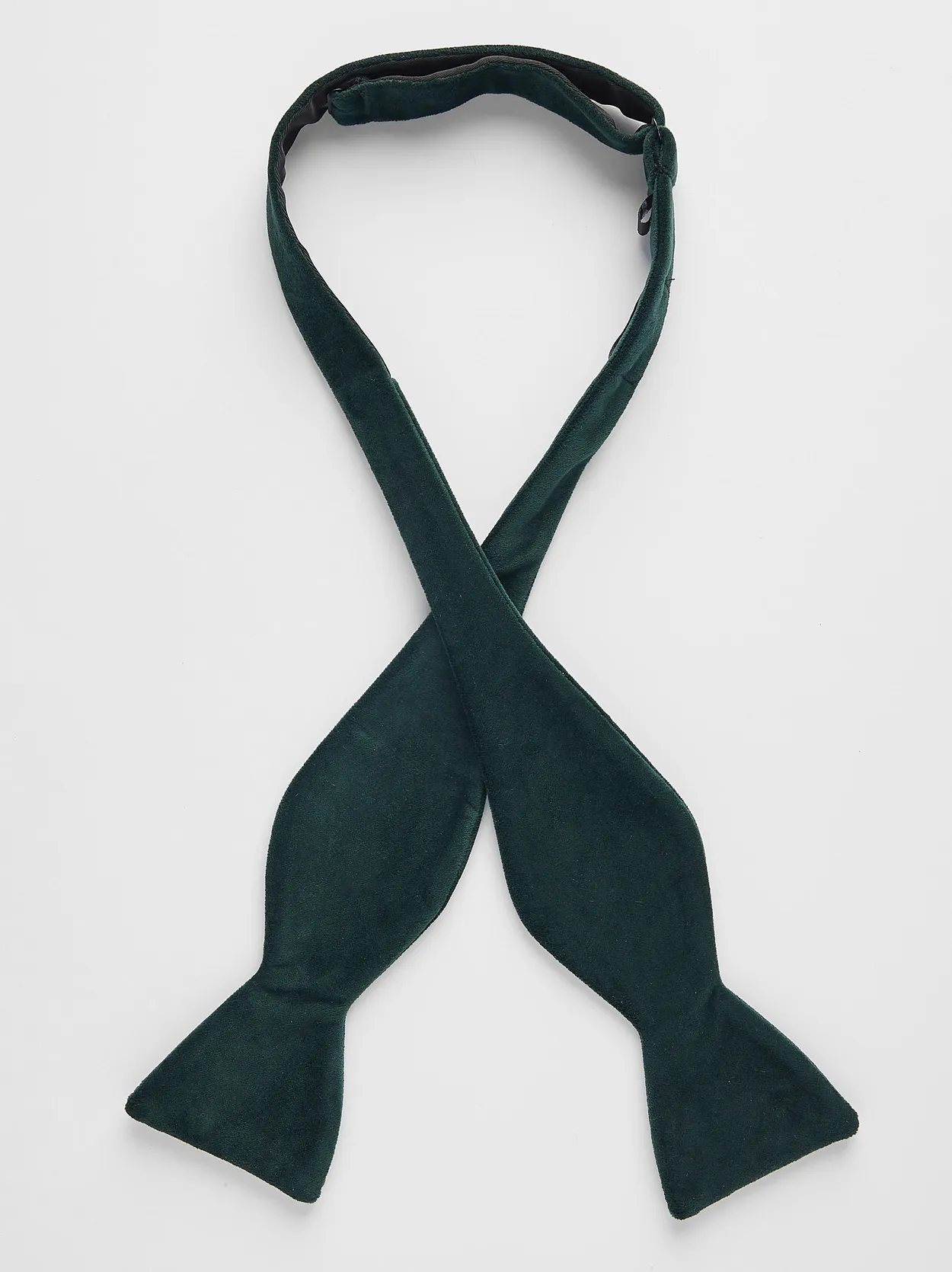 Green Velvet Bow Tie 