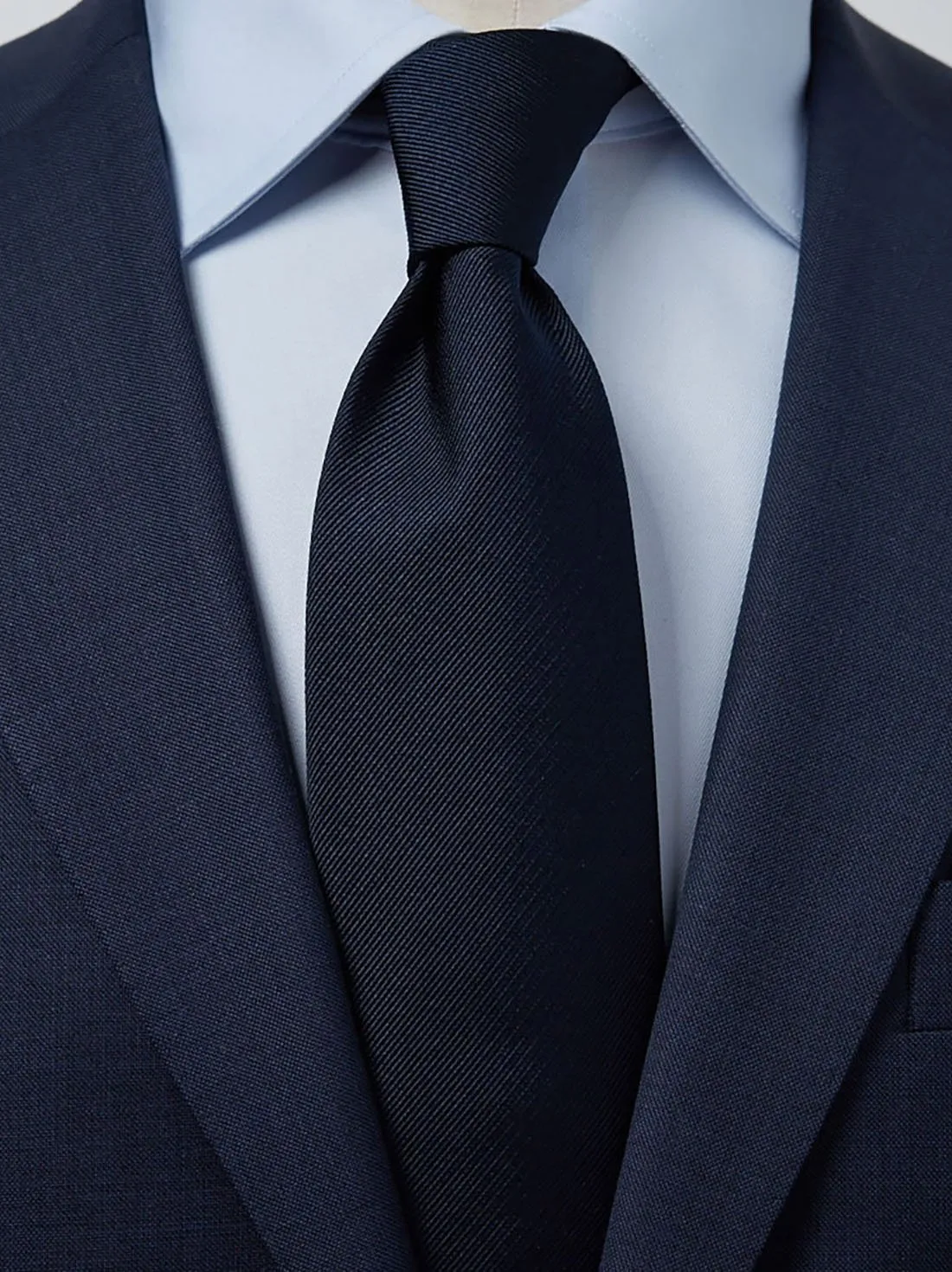 Dark Blue Tie Plain