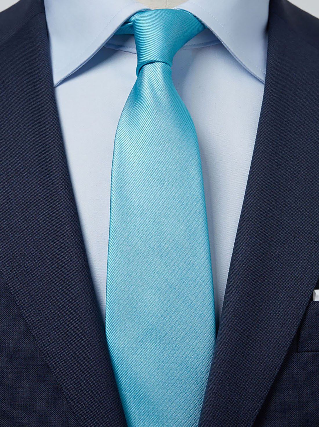 Turquoise Tie Plain