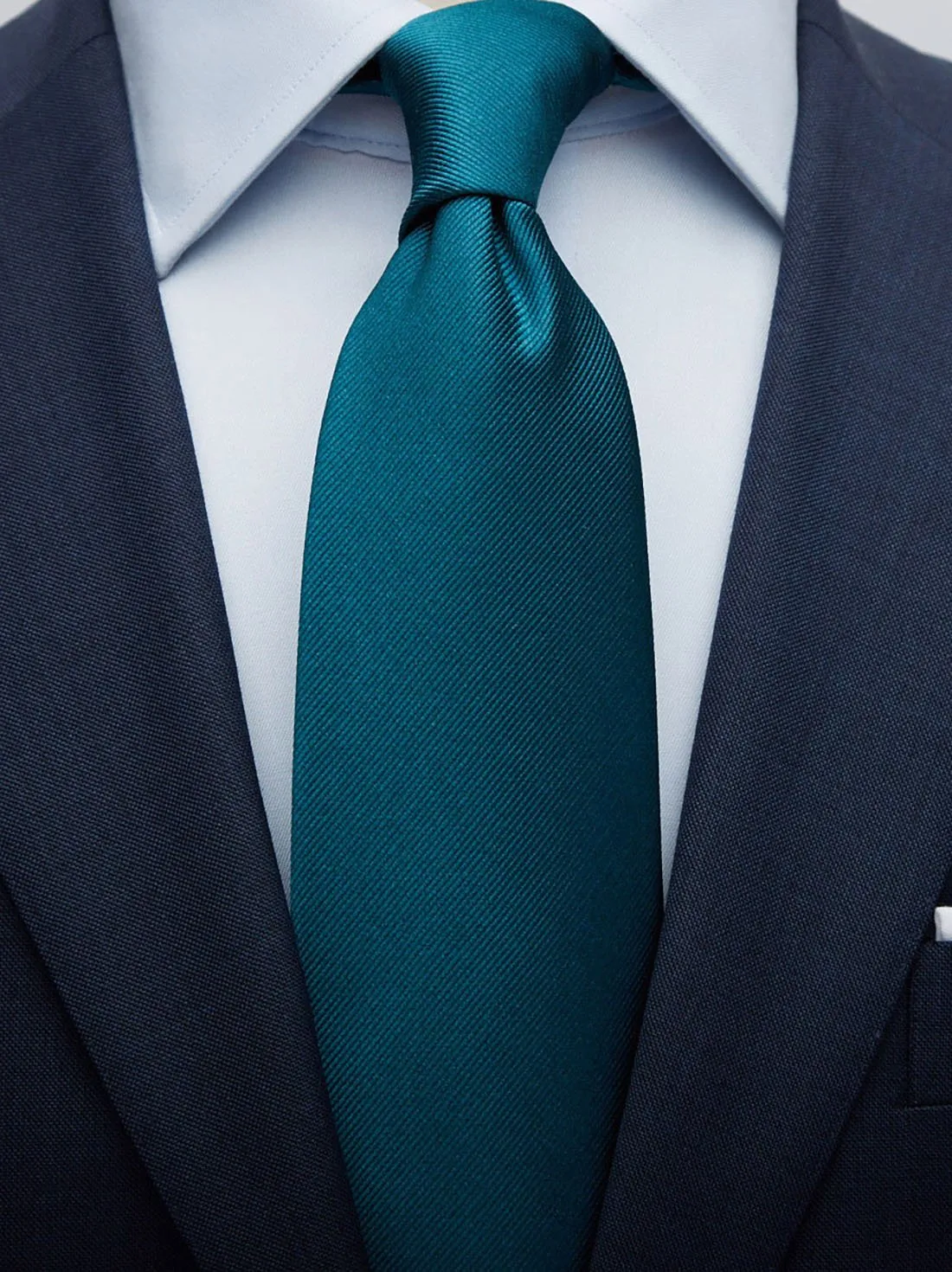 Petrol  Tie Plain