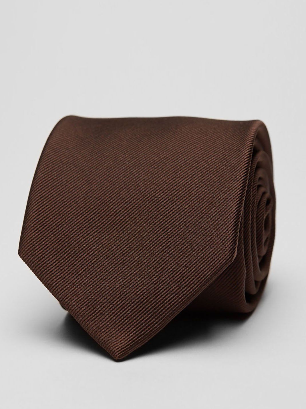 Brown Tie Plain