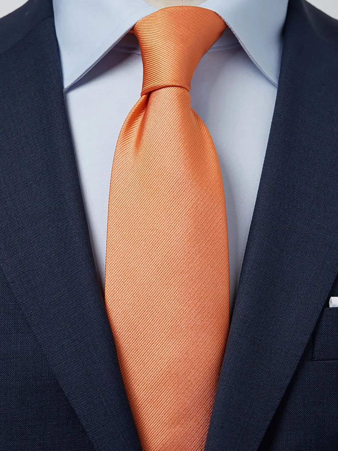Orange Tie Plain