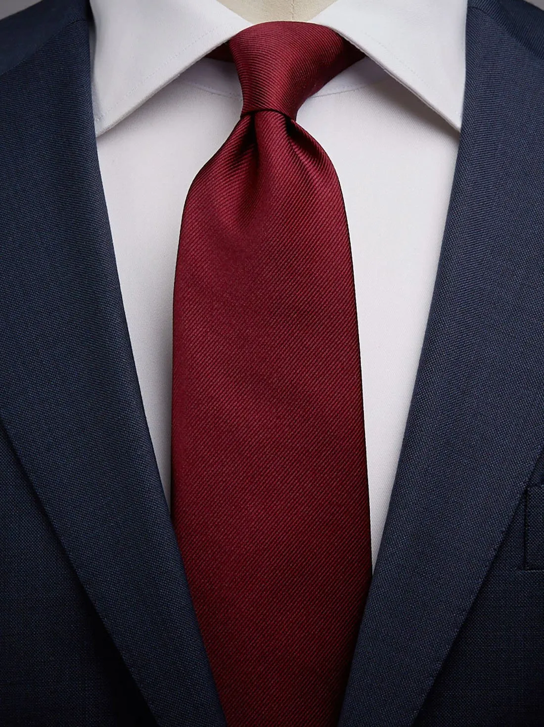 Bassin and Brown Plain Silk Tie in Orange/Black Mens Accessories Ties Red for Men 