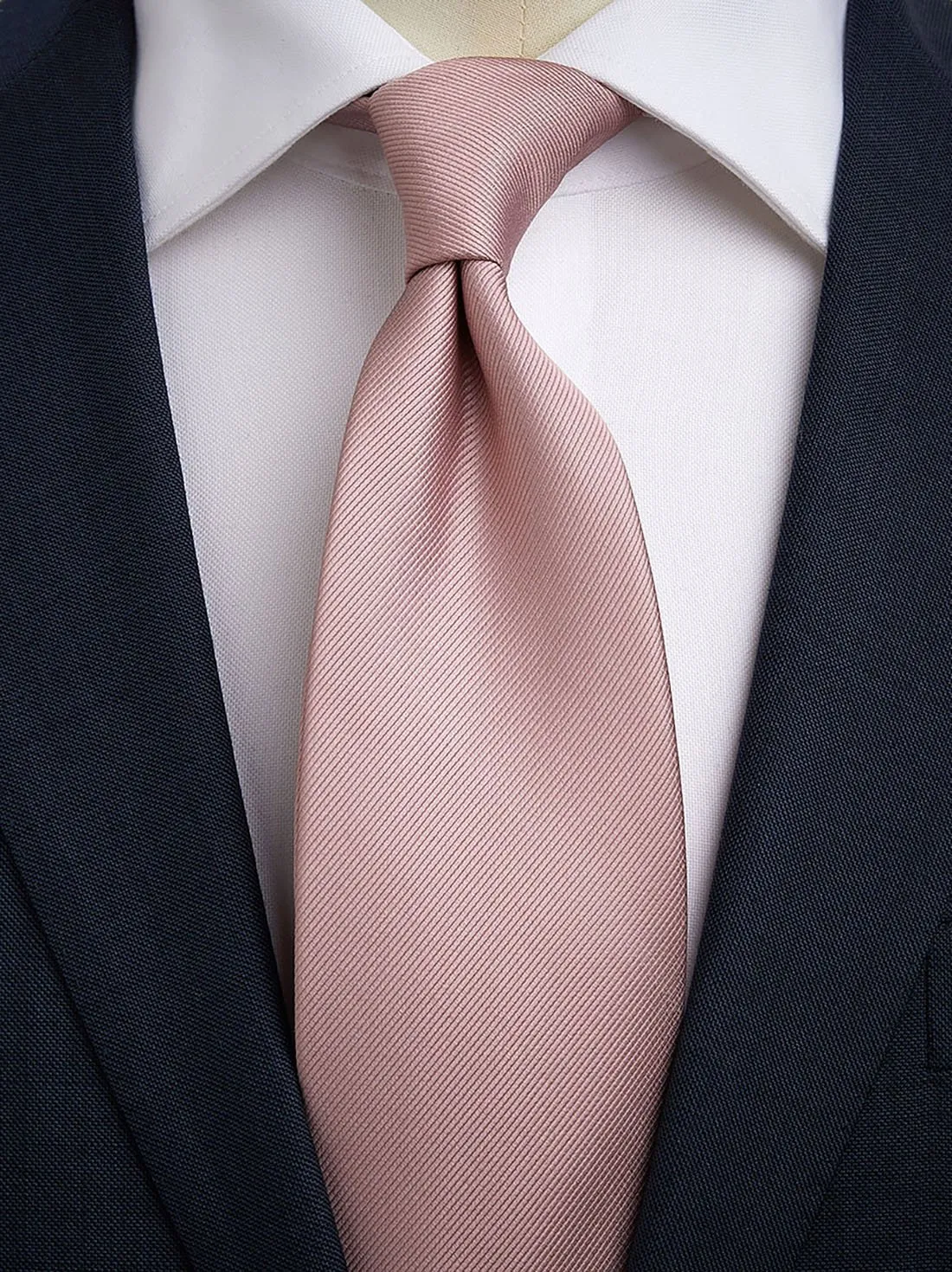 Dusty Pink Tie Plain