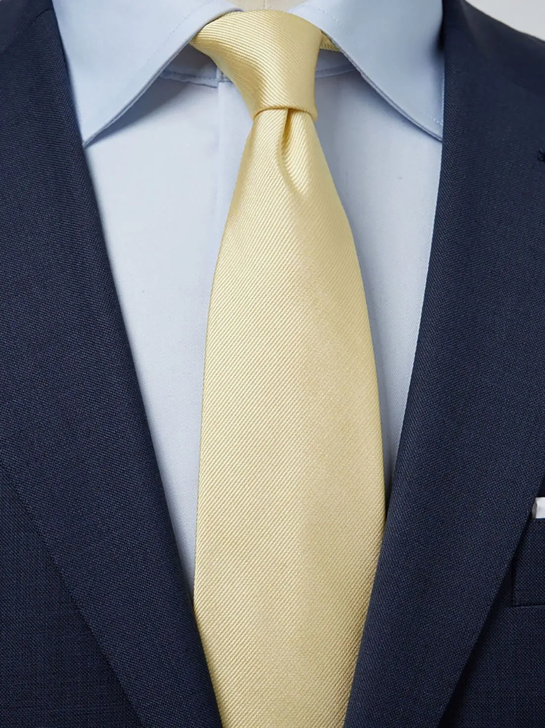 Yellow Tie Plain