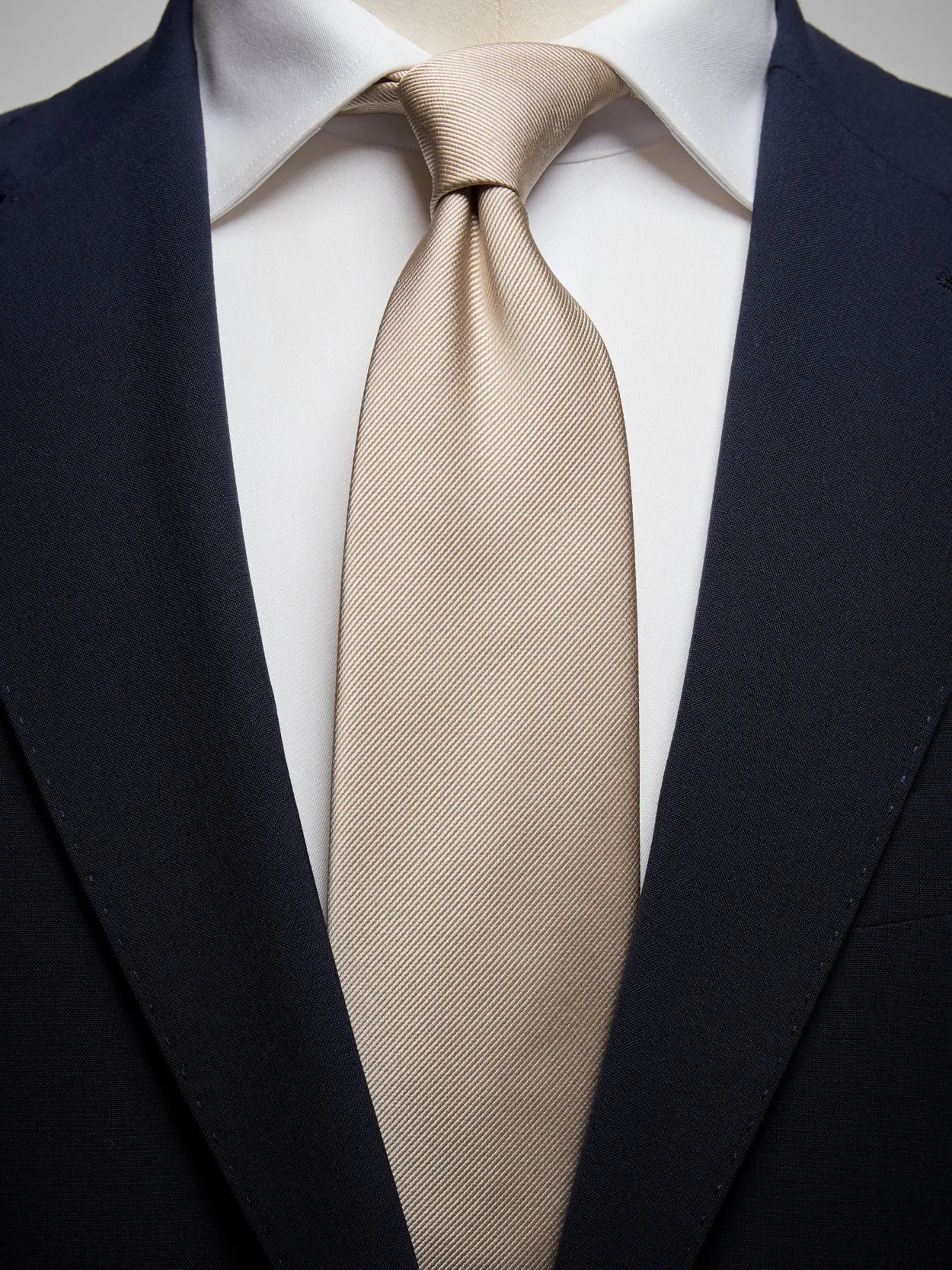 Light Beige Tie Plain