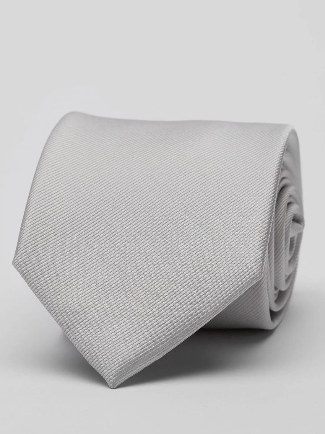 Silver Tie Plain