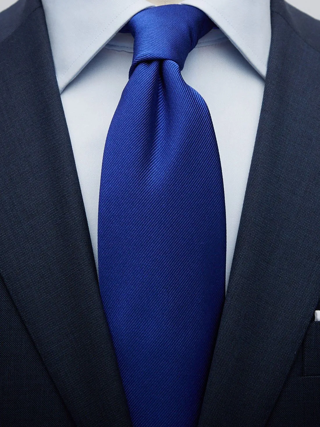 Cobolt Blue Tie Plain
