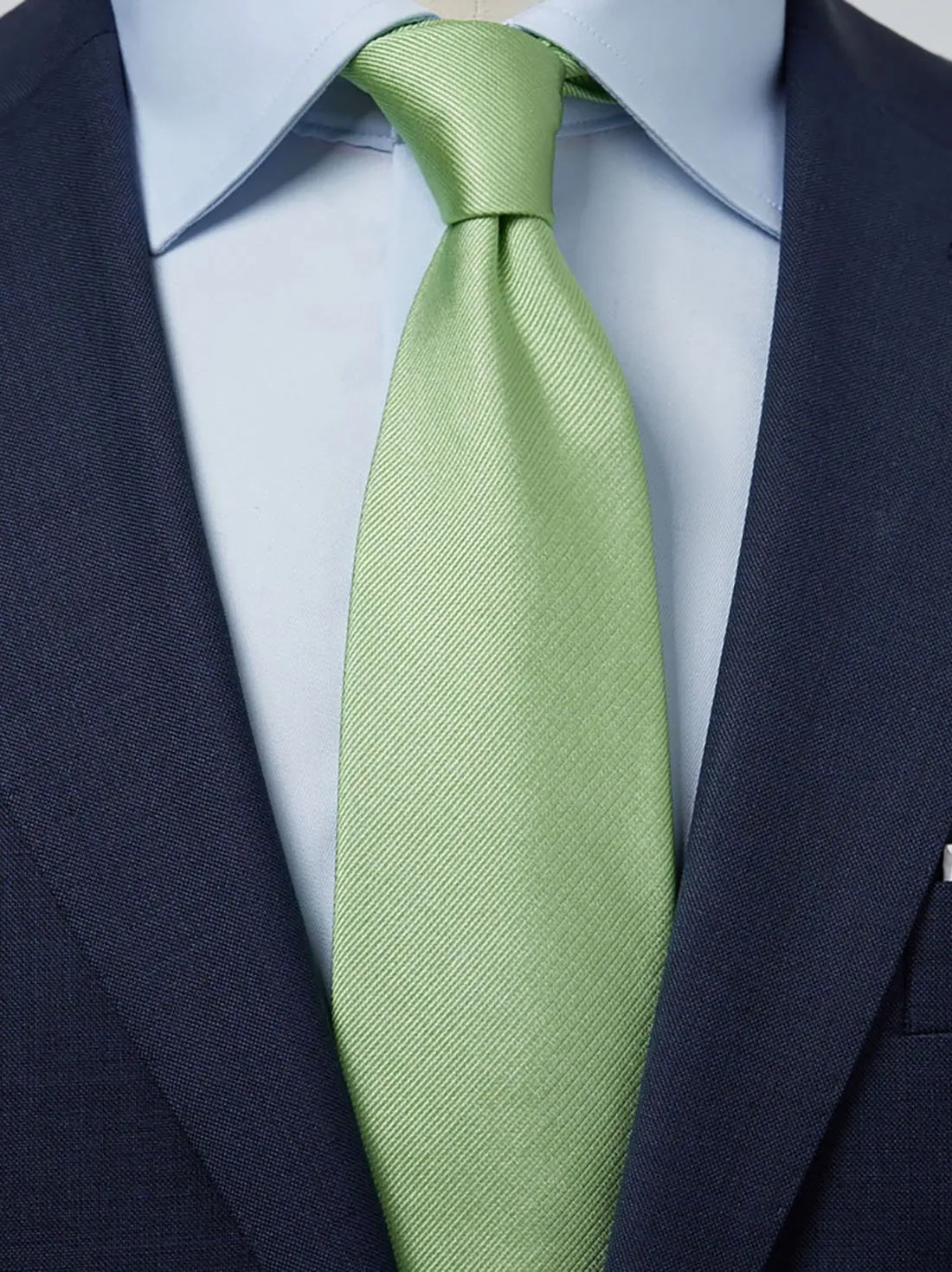 Light Green Tie Plain