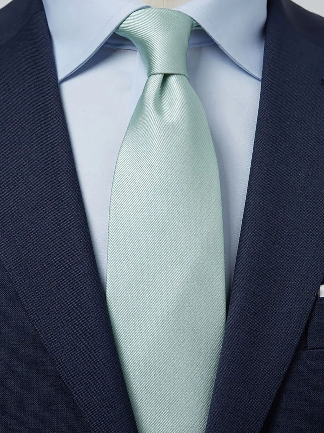 Mint Green  Tie Plain