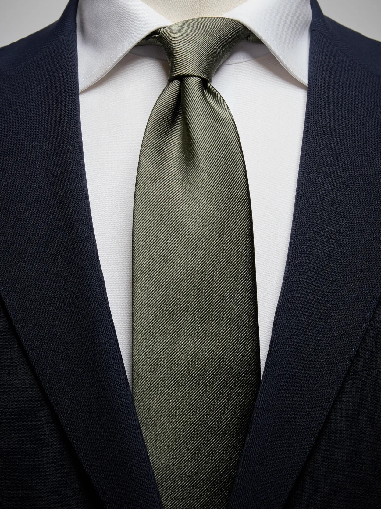 Dark Green Tie Plain