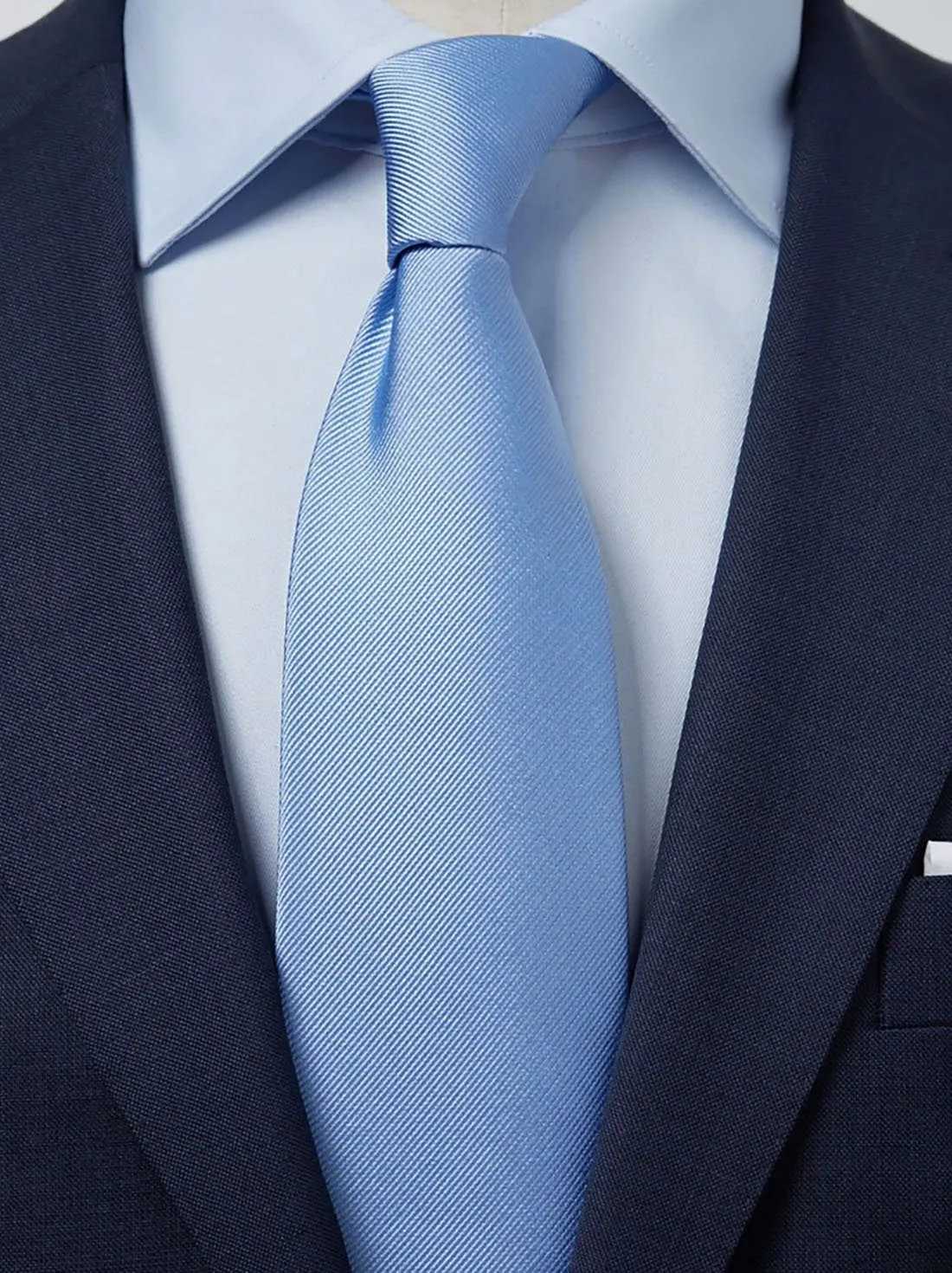 Light Blue Tie Plain